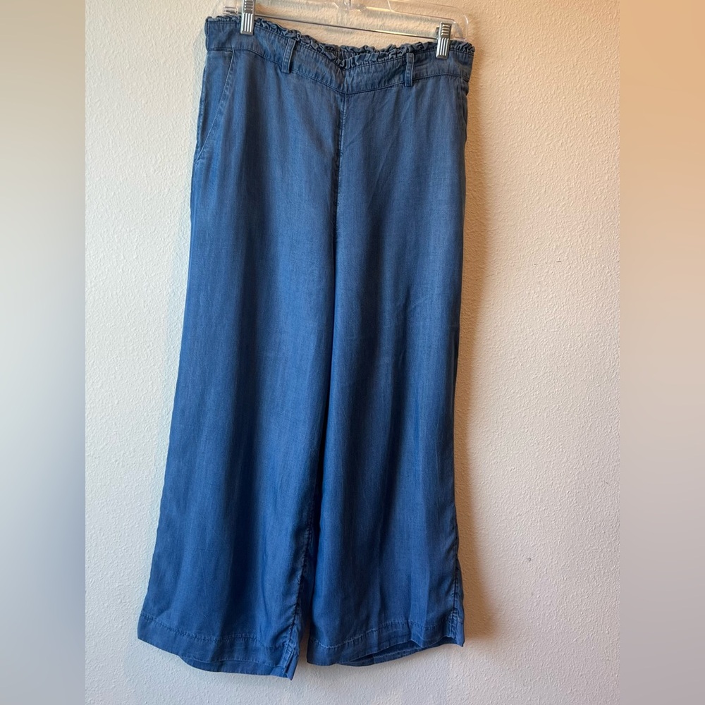 LC Lauren Conrad Chambray Wide Leg Pants